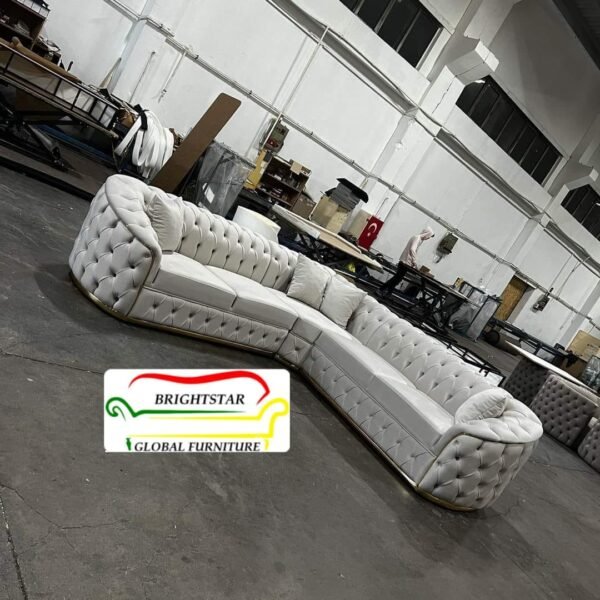 High quality 7seater L-shaped sofa chair