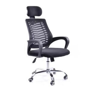 Mesh headrest ergonomic office chair